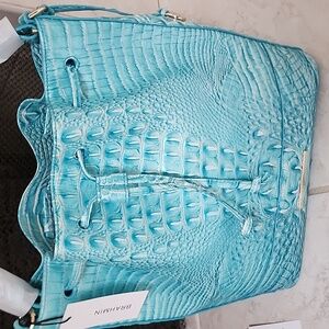 🩵💙 BRAHMIN DUSTY BLUE MARLOWE HANDBAG SET 💙🩵